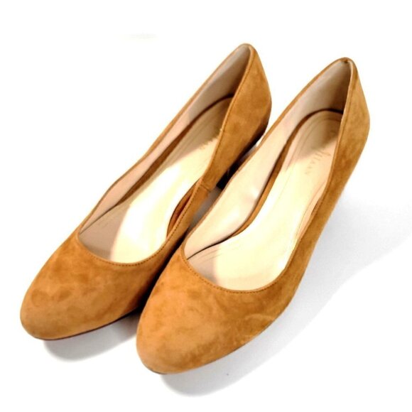 Cole Haan Womens Low block Heel Pumps Suede Size US 7B - Picture 15 of 15